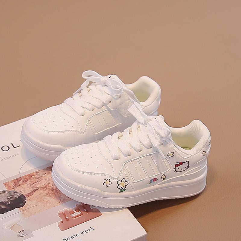 2026 Spring Kids' Low-Top Leather Sports Shoes - Non-Slip Soft Sole, Lightweight Design for Boys & Girls