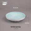 Creative Solid Color Melamine Plate – Faux Porcelain Round Tableware for Home or Hotel Use