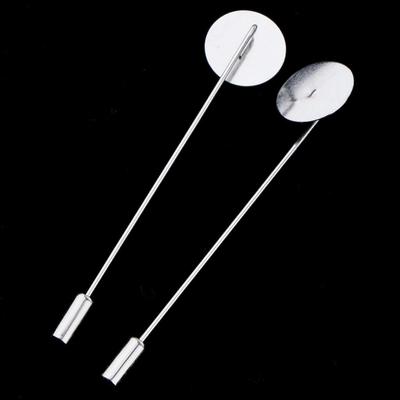 Blanko-Tablett-Klebenadeln, DIY-Kupplungs-Boutonniere-Nadeln