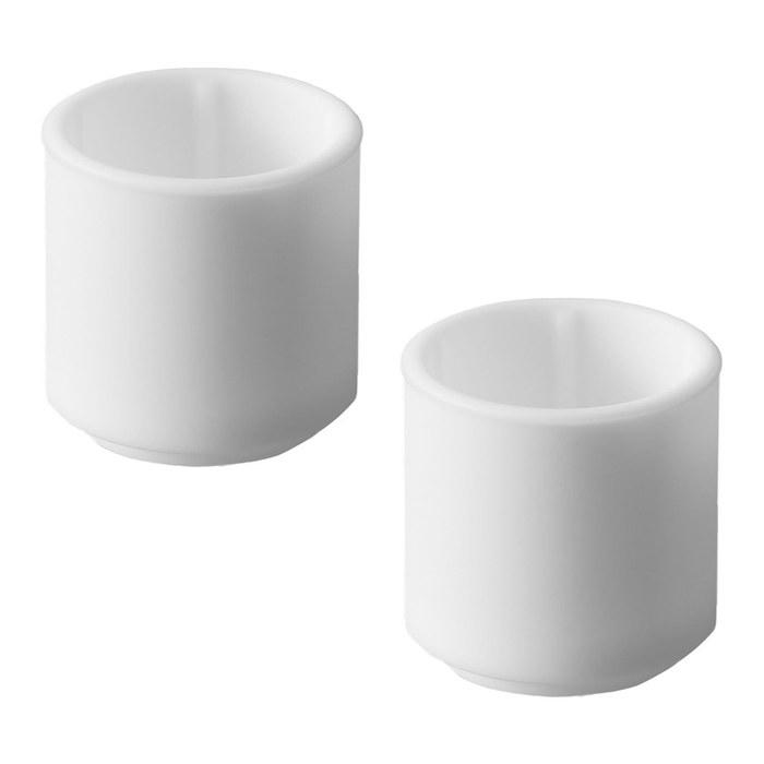 Yamazaki Magnetic Seal & Lip Holder Set of 2 White
