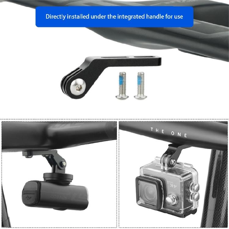 Bicycles Computer Headlight Extension Stand Road Bike Handlebars Belows Bracket Sports Camera Adaptors Easy to Install