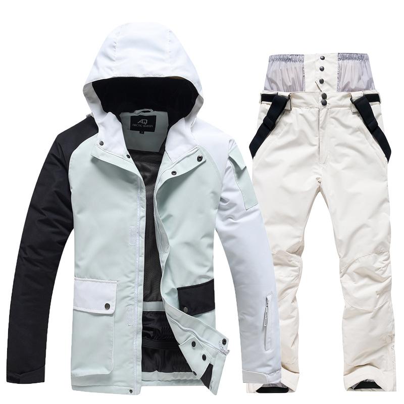 

Новый костюм для сноуборда, женский зимний уличный теплый утолщенный лыжный брючный костюм XXL