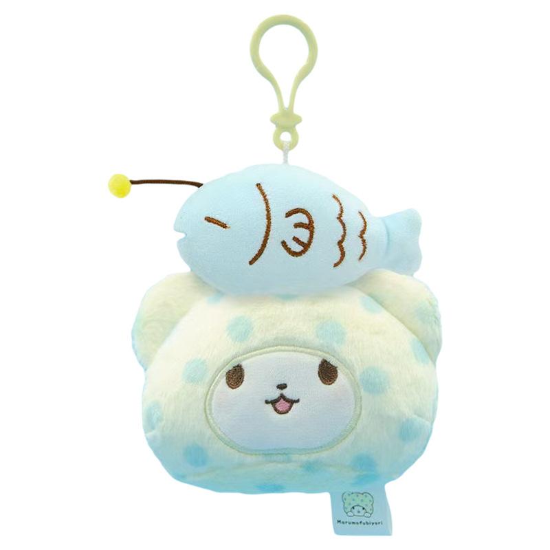 Kawaii Marumofubiyori Blanket Bear Plush Doll Toys Kitty Melody Stuffed Pillow Toys Plush Pendant Gifts For Girl