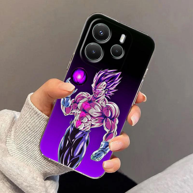 Super Vegeta Ultra Ego Case For Redmi Note 15 14 13 12 11 10 Pro Plus 5G Dragons Balls Cover For Redmi 15C 15 14C 13C Phone Case