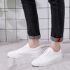 Spring Autumn Mens Cloth Footwear Breathable Flat Mens Canvas Shoes Fashion Cool Young Man Street Shoes Black White