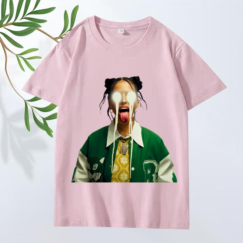 

Nina Chuba Printing 2025 Классическая футболка с винтажным графическим принтом мужская женская оверсайз 100% хлопок с коротким рукавом летняя унисекс футболка S