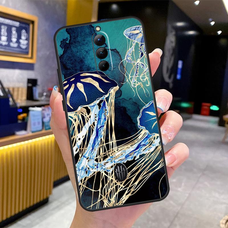 Magic Jellyfish Case For Nubia Red Magic 8 9 10 Pro Plus 6 7 6S 7S Pro 6R 5G RedMagic 8S 9S Pro Plus Cover