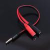 Audiokabel 3,5 Klinke Audio Splitterkabel 1 Buchse auf 2 Stecker  Tragbar   Smartphone