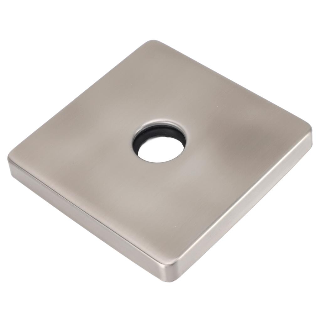 Čtvercová krycí deska na sprchové rameno Univerzální Dekorativní Extra Velká Nerezová Příruba na Sprchové Rameno