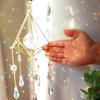 Artificial Crystal Suncatcher Charm Colorful Metal Rainbow Wind Chimes Outdoor Window Home Decoration Garden Car Pendant