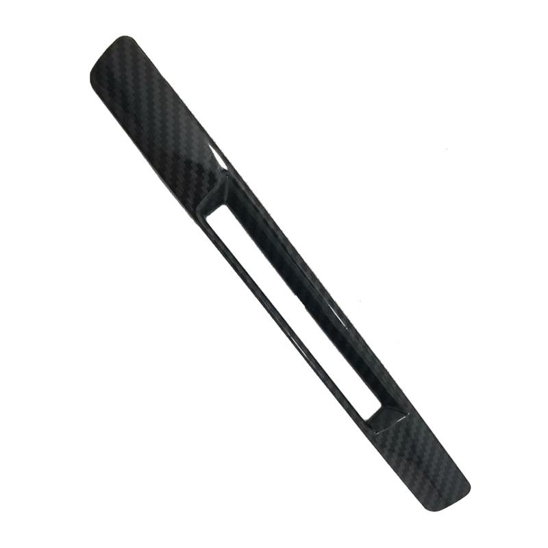 

ABS Carbon Fiber style Dashboard mid console Cover trim strip For Mazda CX-3 CX3 2017 2018