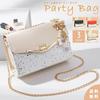 Party Bag Children Girls Shoulder Bag Glitter Lam Mini Bag Ladies Shoulder Crossbody Chain Bag with Charm Cute Stylish GPT Free Shipping (gu1a982)