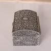 Antique Jewelry Storage Box Home Decoration Zinc Alloy Hardware Travel Friendly European Flower Carved Case