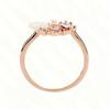New Personalized Creative Butterfly Flowers Women's Ring Delicate  Wedding Banquet Jewelry Accessories Gift
