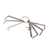 7Pcs Master Keys Metal Replacement Skeleton Lock Key Set Multiple Shapes Lock Picking Emergency Tool
