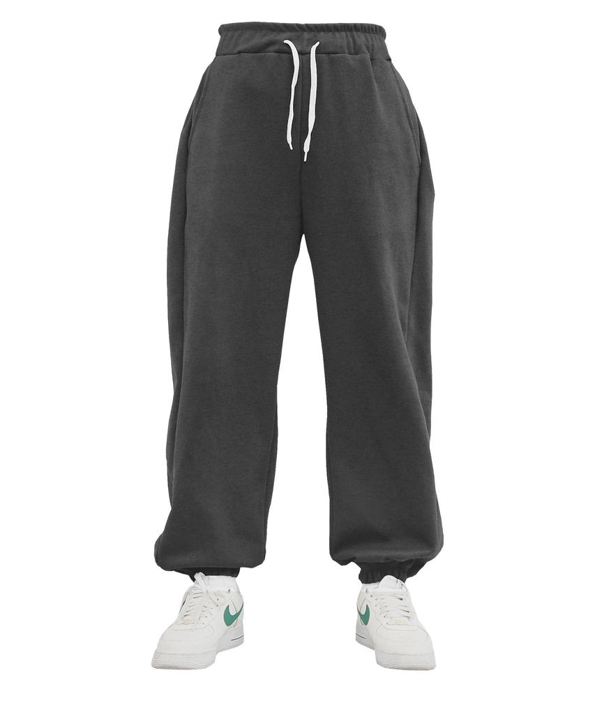 Oeta Double Cotton Side-Tuck Balloon Fit Jogger Pants
