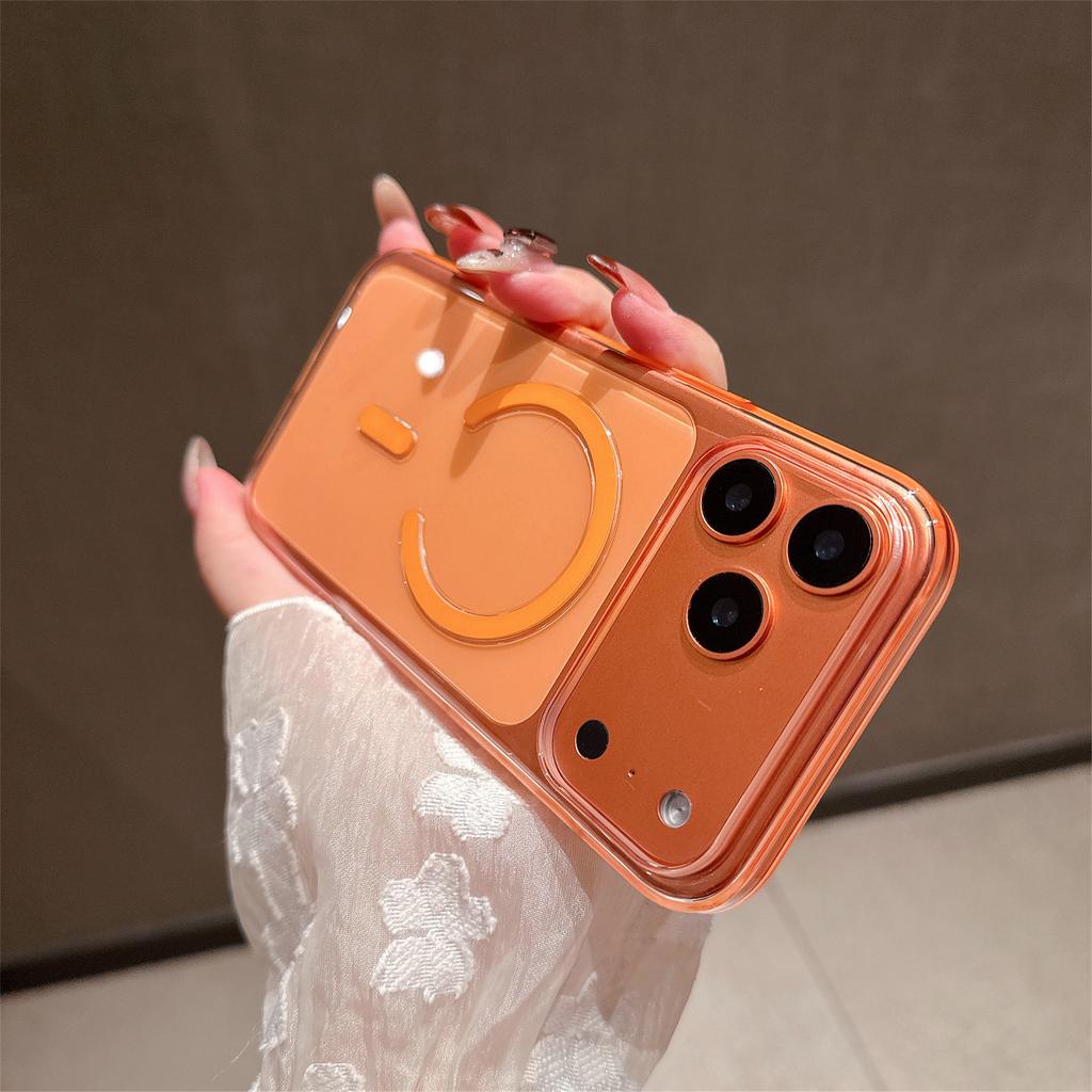 For iPhone 17 Pro Case Compatible with MagSafe Shockproof TPU + PC Clear Phone Back Cover