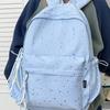 Multi-pockets Student School Bag Large Capacity Travel Rucksack Star Backpack  Outdoor Activities
