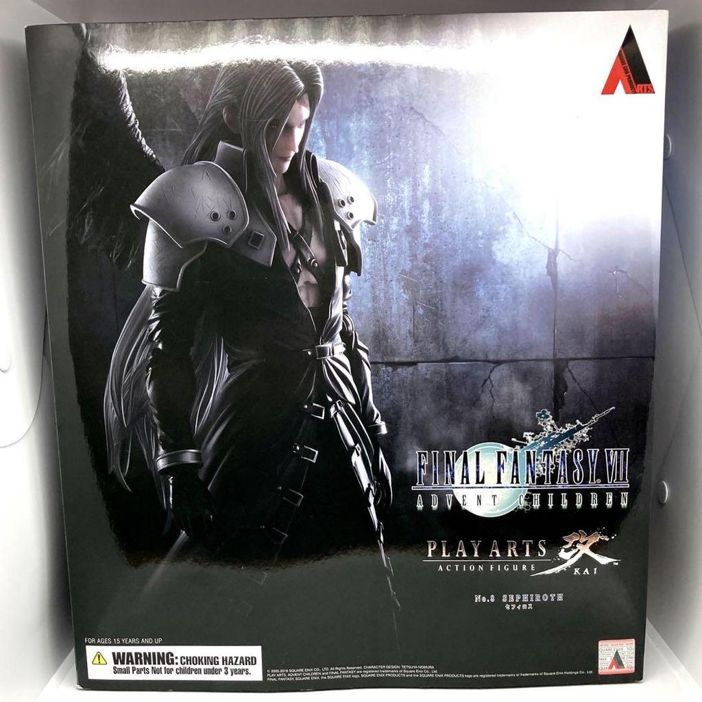 [USED] Sephiroth Final Fantasy 7 Play Arts Kai figure (opened)