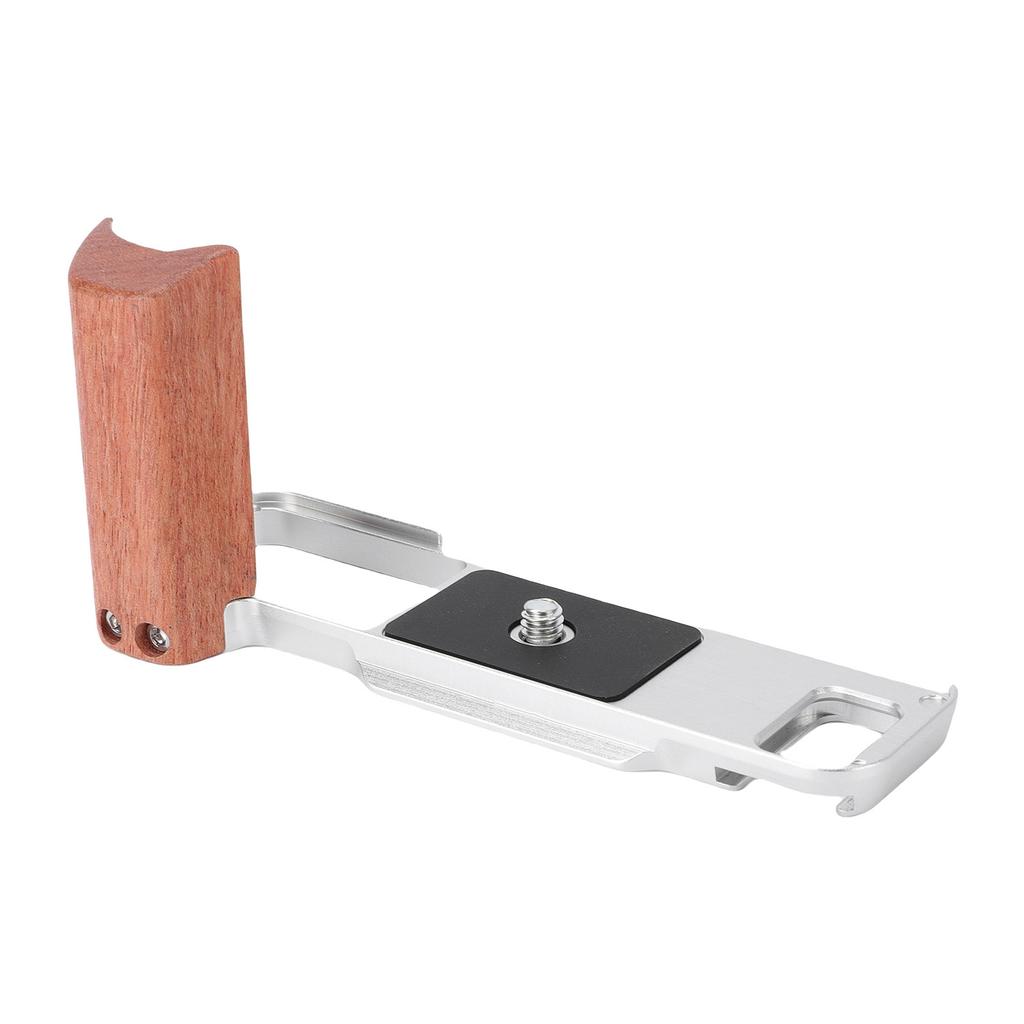 Handgrip Camera L Bracket Fit for   X E5 Camera Wooden Handle Aluminum Alloy Handgrip Quick Release L Plate