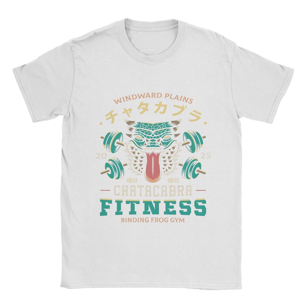 Fantastisches Monster Hunter T-Shirt für Herren O-Ausschnitt Reine Baumwolle T-Shirt Chatacabra Fitness Kurzarm T-Shirts Grafisch bedruckte Oberteile