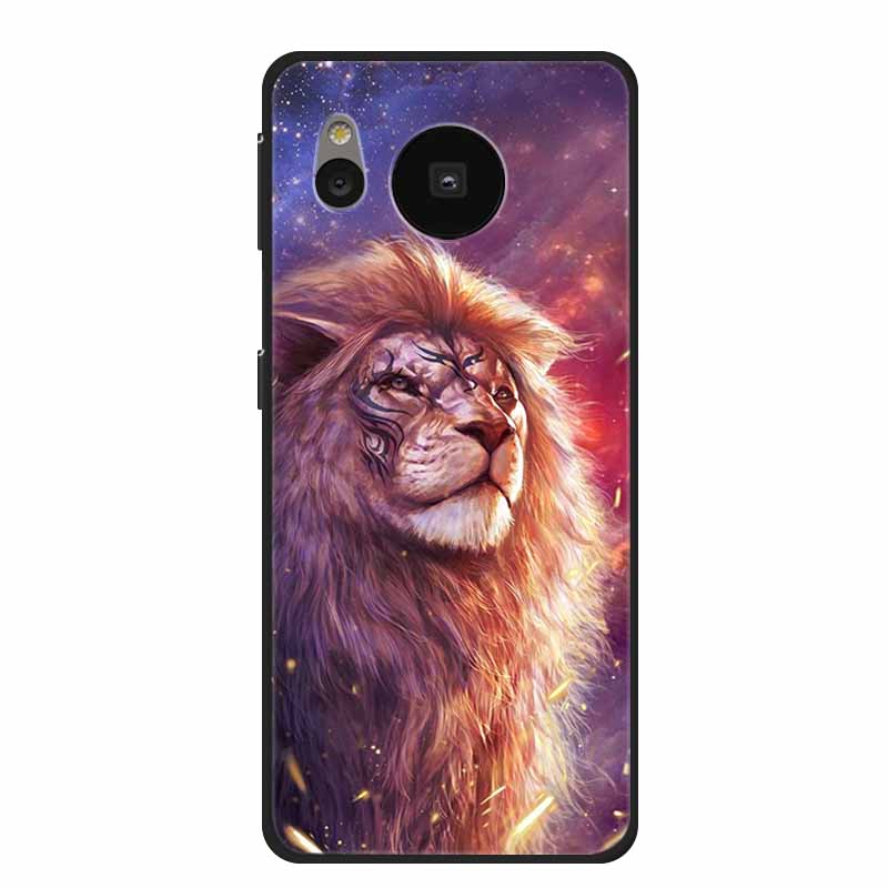 Per Custodia Sharp Aquos Sense 8 Cover Telefono Sense8 Silicone Nero Morbida Cover Posteriore Custodie Coque