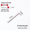 S2 Extended Ball Head Hex Key Wrench, High Strength Hardened 5mm/4mm Hexagonal Tool