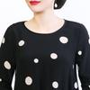 2023 New Women's Plus Size Polka Dot Mulberry Silk Dress - Celebrity Style & Elegant
