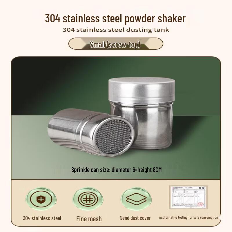 

Stainless Steel Sugar & Cocoa Powder Sifter