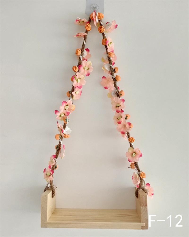 

Реквизит для фотосъемки новорожденных Качели Доска Студийный фотореквизит Детская деревянная полнолунная детская фотосъемка xyloid