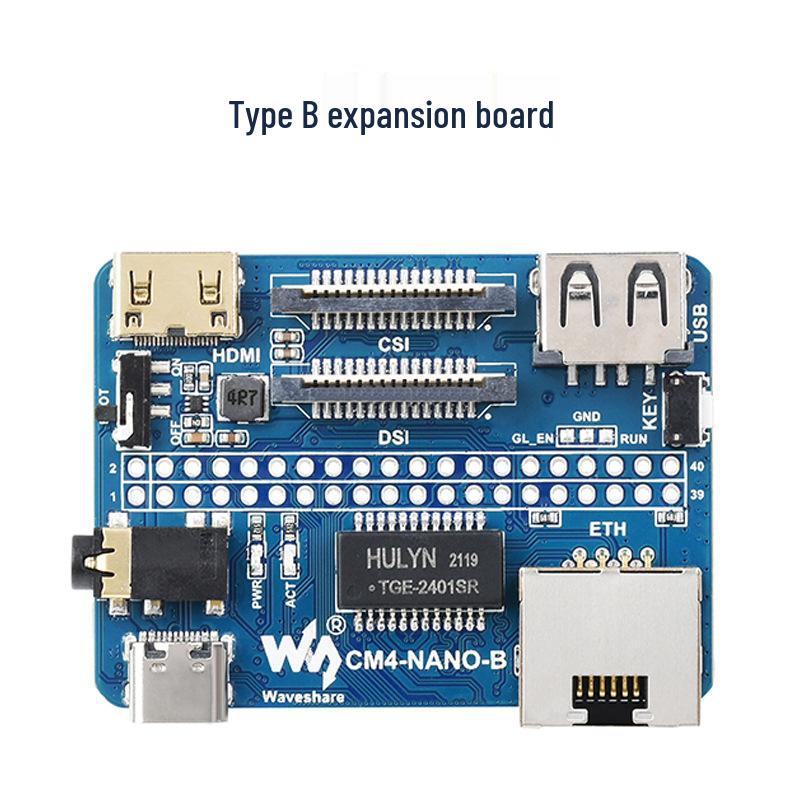 Raspberry Pi CM4 Expansion Board with 8MP Camera, HDMI, CSI Interface, and Gigabit Ethernet