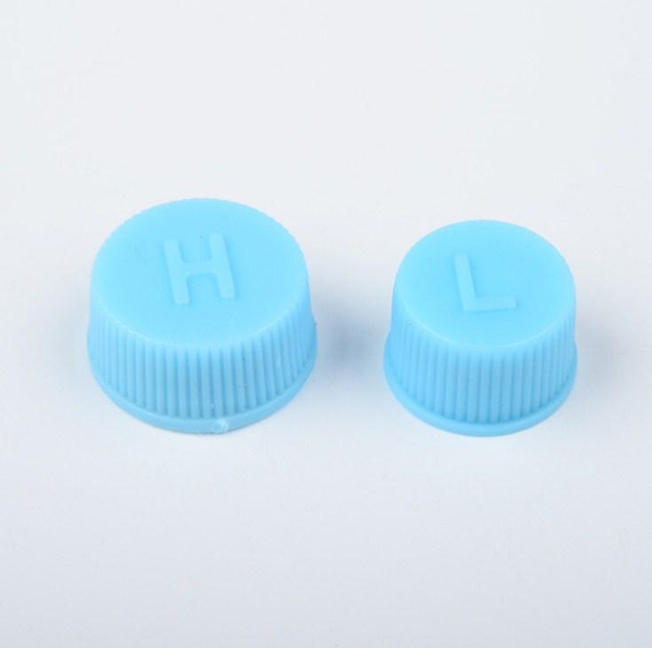 Bil Klimaanlegg Kjølemiddel Støvdeksel Ventilkjerne Hetter Høy Lav Sideport Hette Auto Høy Lavtrykkshetter Tilbehør