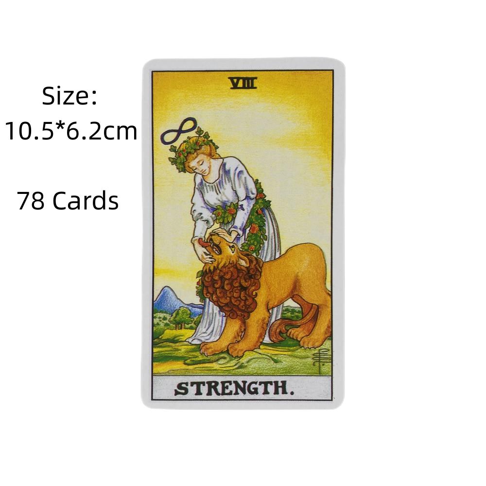 Carte Tarocchi Classiche The Rider Con Divinazione Mazzo Tarocchi per Uso Personale Versione Completa Inglese Mazzo Oracoli per Gioco da Tavolo