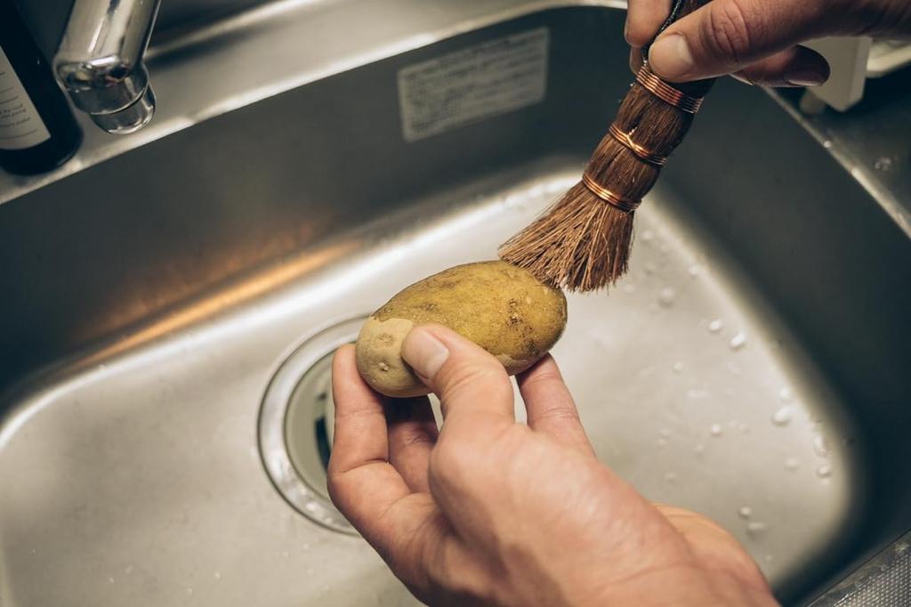 RODGERS Growing Tools Scrubbing Palm Scrubbing Brush BBQ Outdoor Iron Plate Net Camping Gear Frying Pan Iron Pot Cleaning Burnt Food [curb Brush]