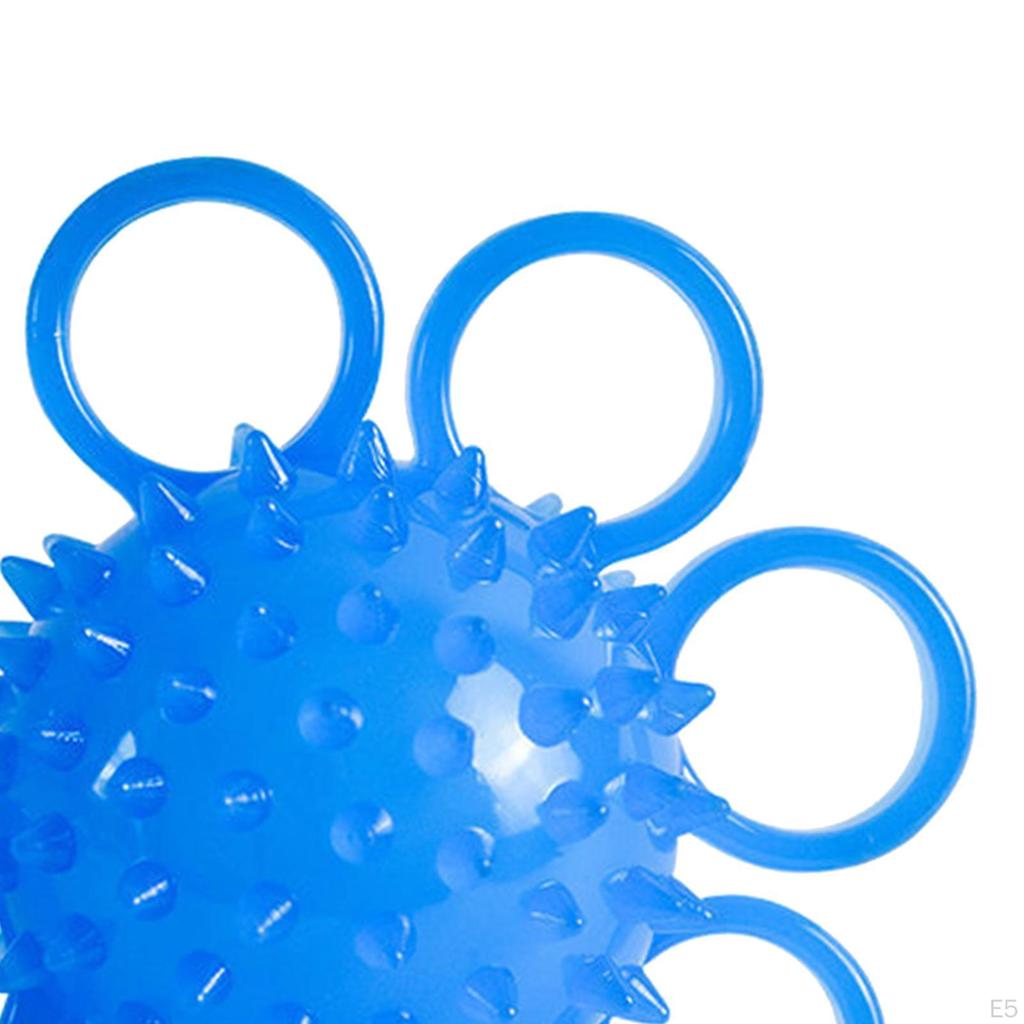 Handheld Grip Ball Five Strengthening Massage Squeeze Stress Strength Training for Adults Athletes