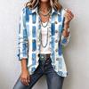 Women's Fashion Long Sleeve Ruffle Button-Down Cardigan Top Jacket for Casual Everyday Wear