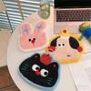 Cat Hand Towel Super Absorbent Coral Fleece Soft Cute Face Cloth for Bathroom Kitchen Hand Drying
