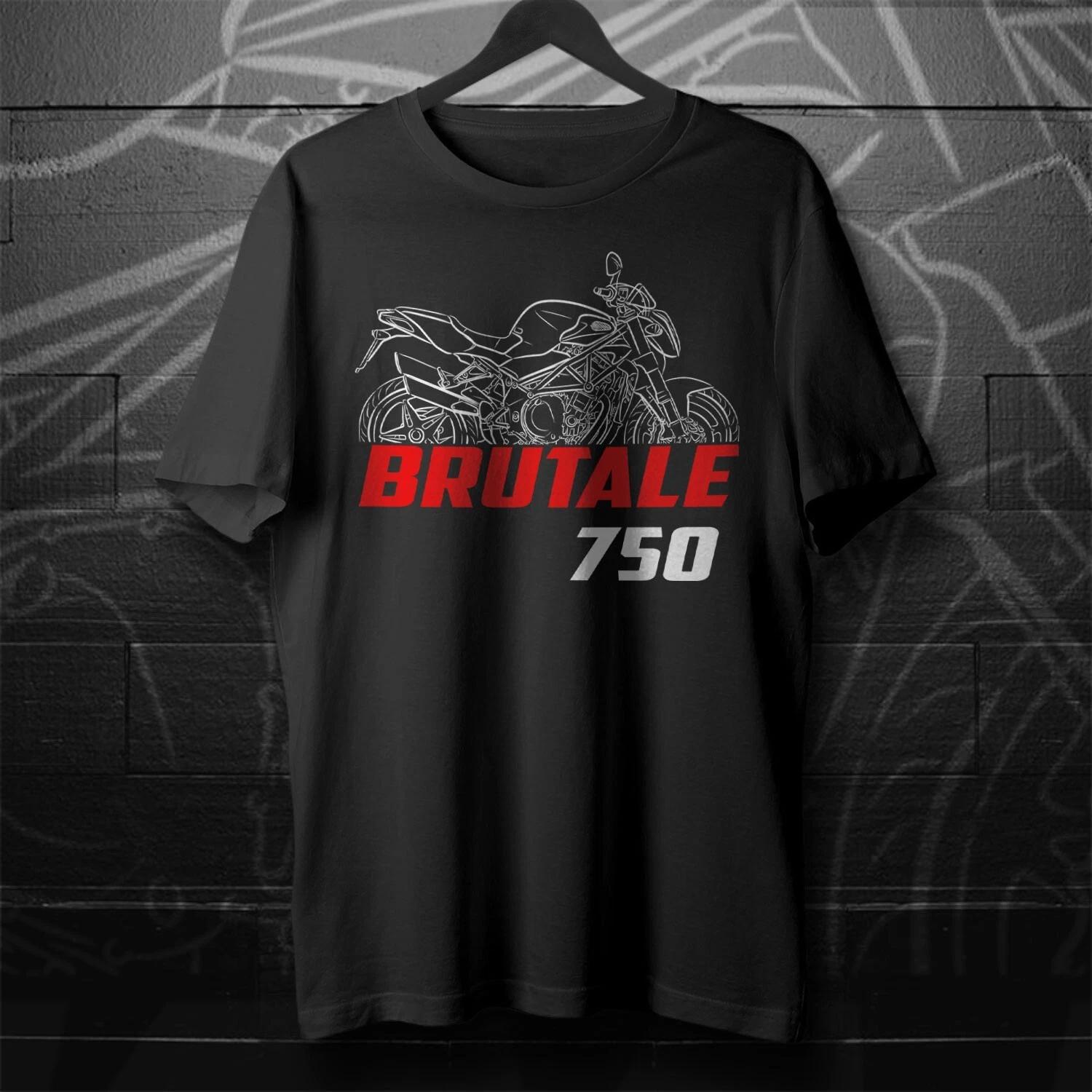 For MV Agusta Brutale 750 2001-2006 fans - Motorcycle T shirt 4XL