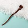 Wooden Cat Hair Stick Bell Cartoon Aniaml Hairpin Elegant Chinese Hanfu Style Hair Clip  Daily