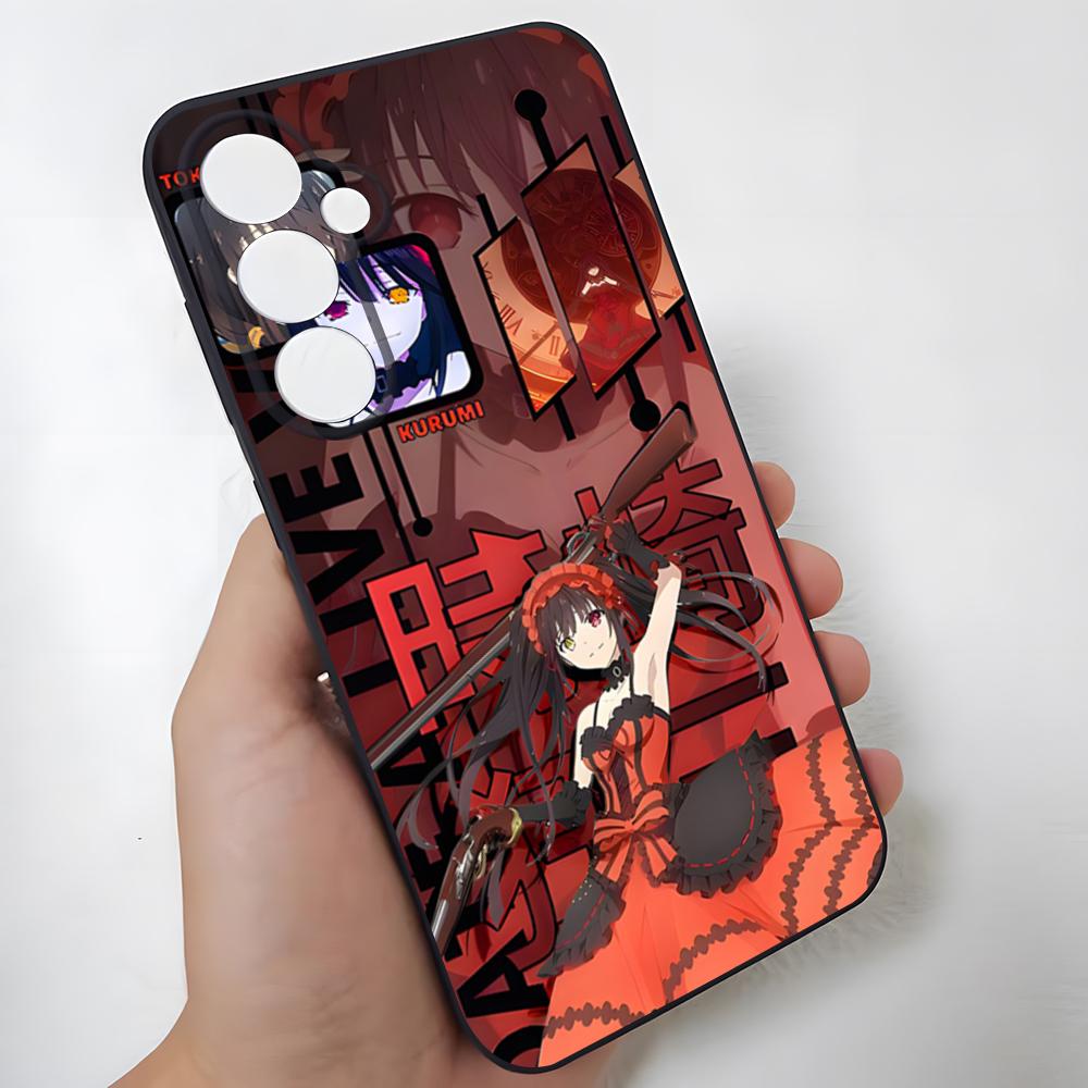 

Anime Date A Live Tokisaki Kurumi Cute Phone Case For Samsung S26 Ultra S25 Edge Ultra S23 S22 S21 S20 Ultra Plus S24 Fe Glass C Samsung S25 Plus