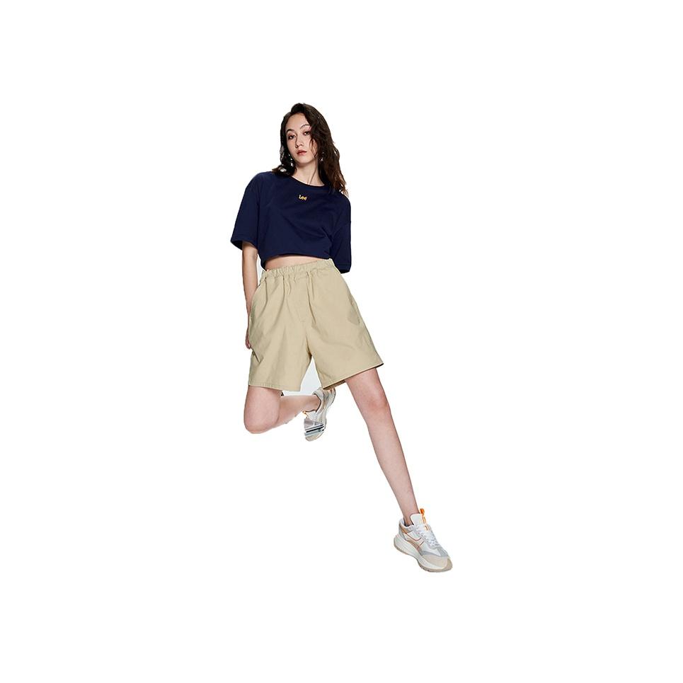 SS23 Hollow Letter Print Short Sleeve T-Shirt Unisex T-Shirts Navy-Blue LUT0051033RX00FA01742