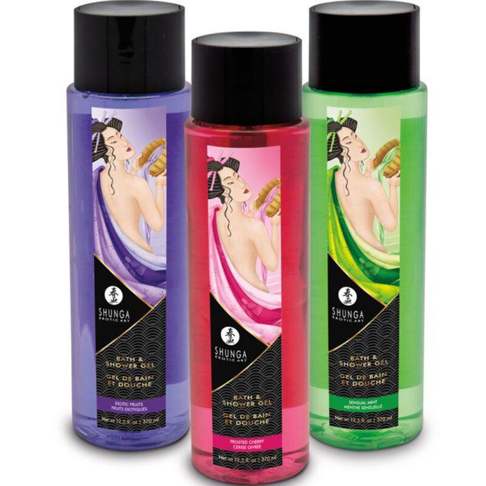SHUNGA - GEL BAIN &amp; DOUCHE CERISE GIVRÉE 370 ML -