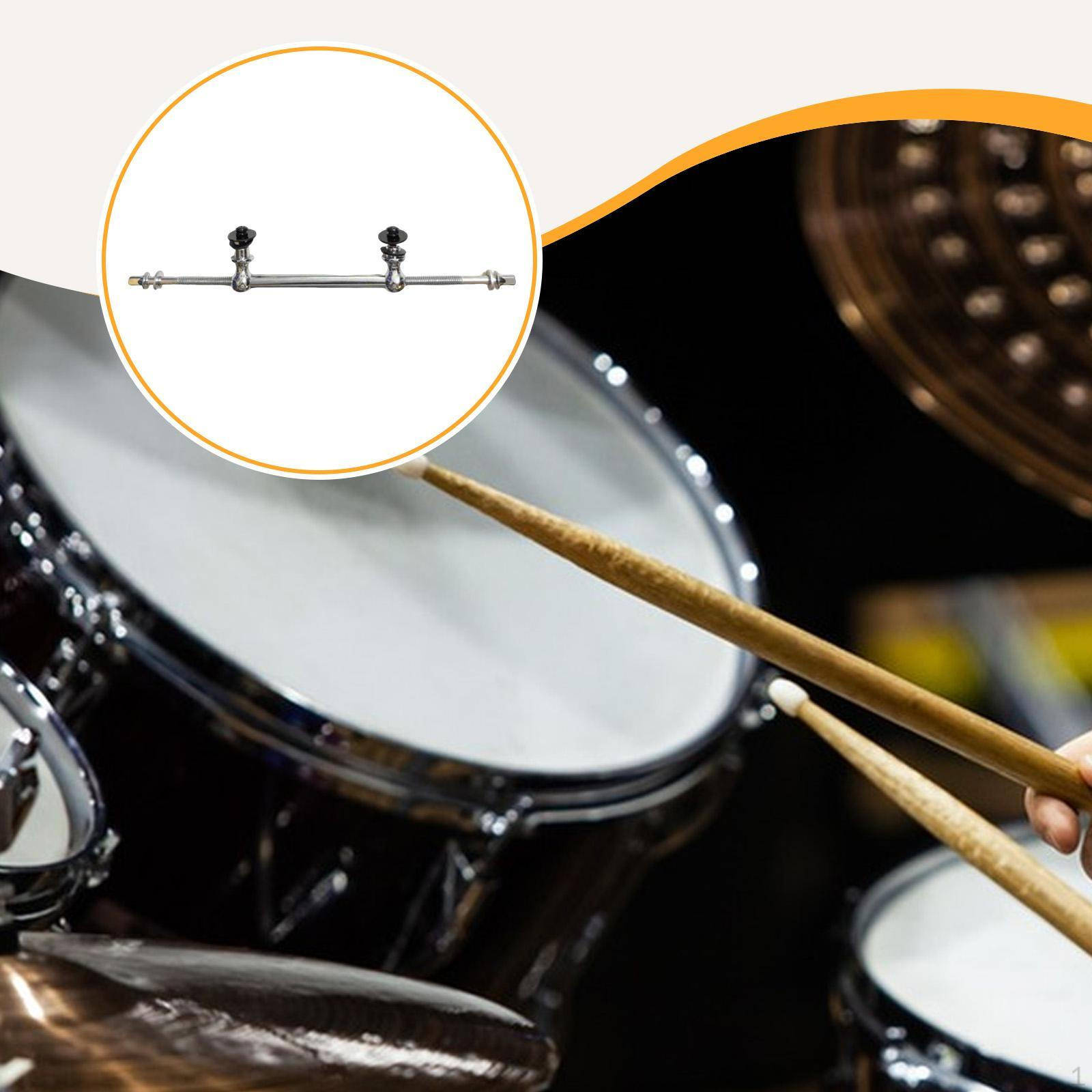 

Лаг для барабана с крепежным винтом Металлический Замените старый или поврежденный Легко установить Музыкальный инструмент Hole Spacing 8cm