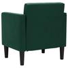 Armchair with Armrests Dark Green 53 cm Velvet