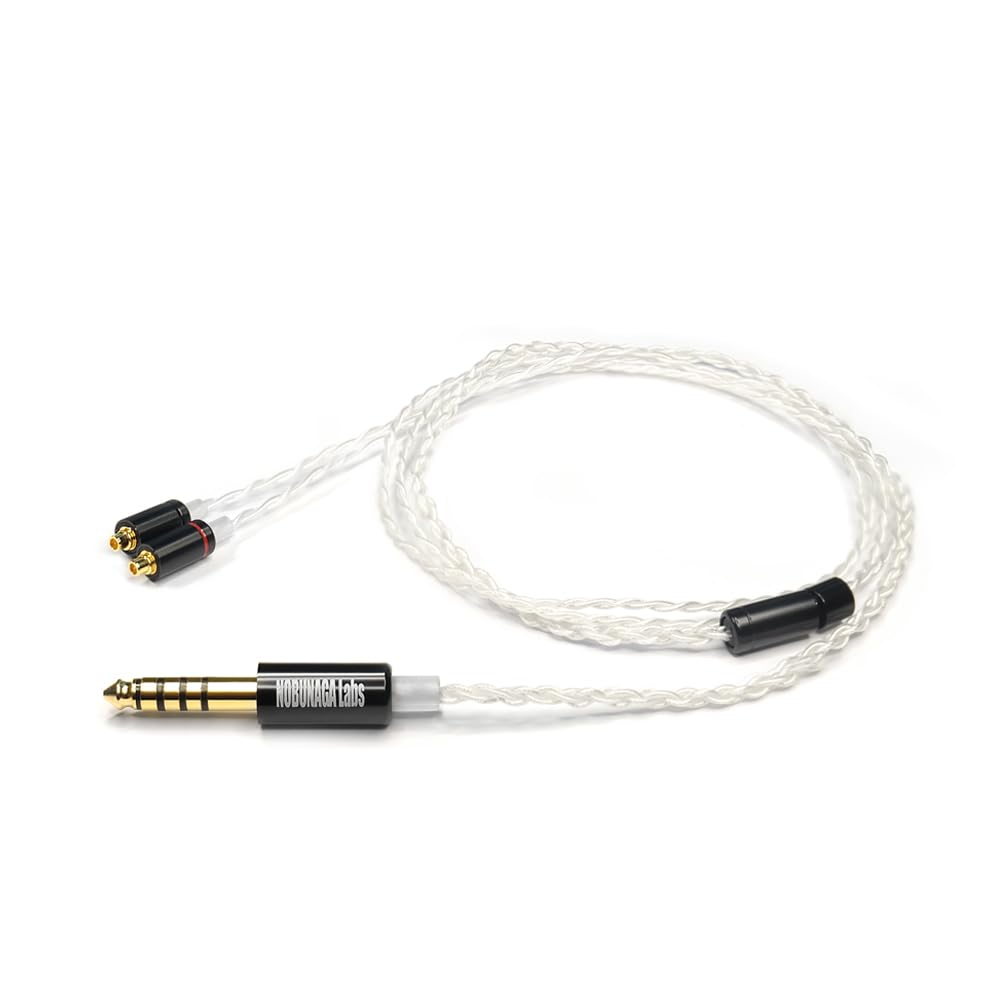 NOBUNAGA Labs entry Kagura Rei 70cm OFC wire Re-cable, 4-core silver-plated [4.4mm/MMCX] NLE-KAG-70
