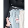 Cover the breasts, wide shoulder straps, I-shaped vest for women's summer cotton comfort, bottom top, vest, basic suspender.