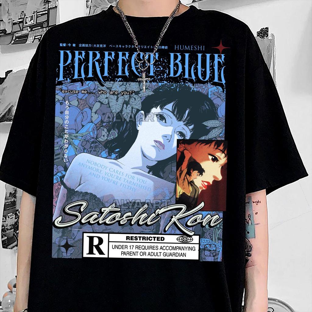 Anime Perfect Blue T-shirt - Perfect Blue Vintage Tee, Perfect Blue Shirt, Perfect Blue Shirt, Perfect Blue Tee
