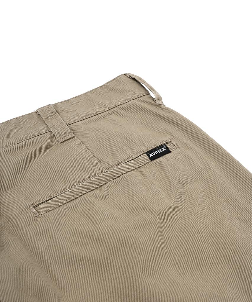 Abilegseu Basic Washed Officer Chino Pants / 7832910003 Sand