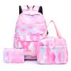 Zaino con cravatta Zaino per studenti Borsa per laptop Borsa per libri Set da 3 pezzi Lunch box termico