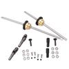 High-Precision Metal Drive Shaft, Gear Bridge, Axle, and Differential Kit for WPL C14, C24, C34, C44, B14, B16, B24, and B36 116 RC Cars. WPL